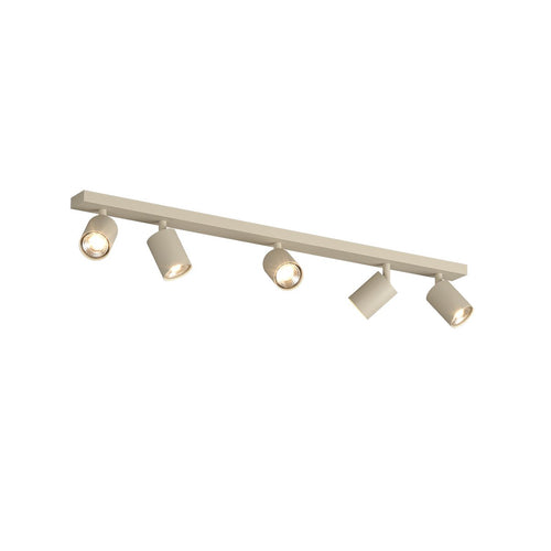 Binario Top Light KORA 1208 5 SA GU10 LED lampada soffitto parete moderna faretti orientabili