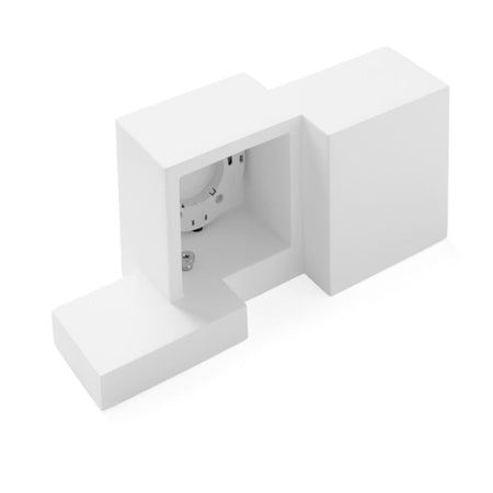 Applique gesso Sforzin Illuminazione SIDE Small T368 GX53 LED biemissione verniciabile