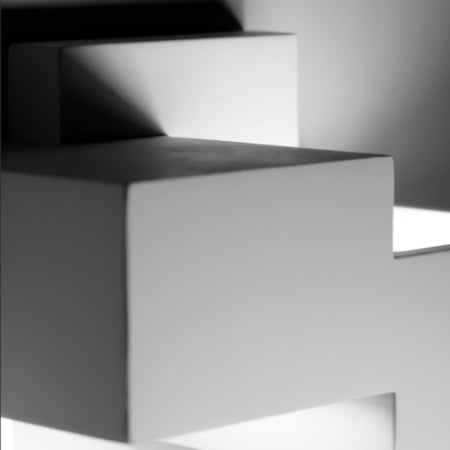 Applique gesso Sforzin Illuminazione SIDE Small T368 GX53 LED biemissione verniciabile