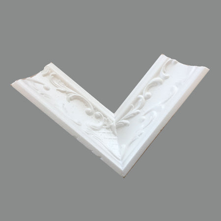 € 0,99ml *** STOCK *** Pacco da 100ml di cornice decorativa in polistirene compatto XPS 55X55mm D113-80 - Eternal Parquet
