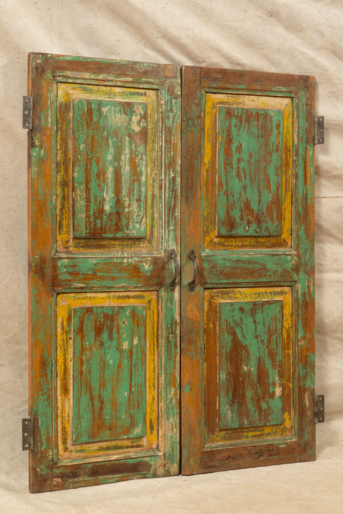 Biscottini Biscottini Scurino Tapparella Antico Legno Teak Massiccio Restaurato 56x6x109