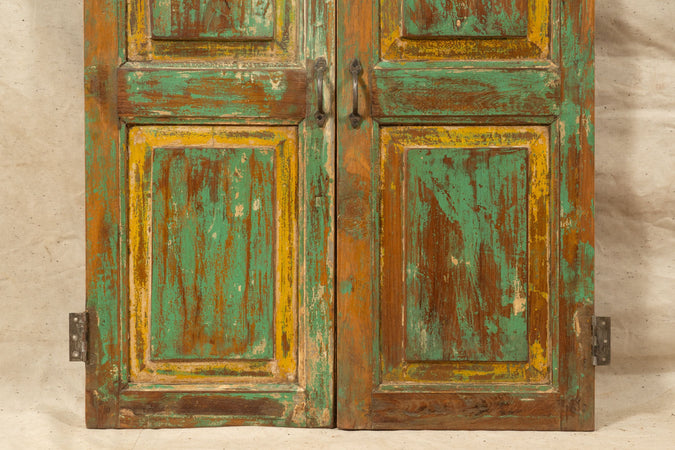 Biscottini Biscottini Scurino Tapparella Antico Legno Teak Massiccio Restaurato 56x6x109