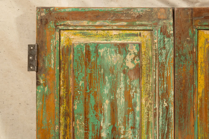 Biscottini Biscottini Scurino Tapparella Antico Legno Teak Massiccio Restaurato 56x6x109