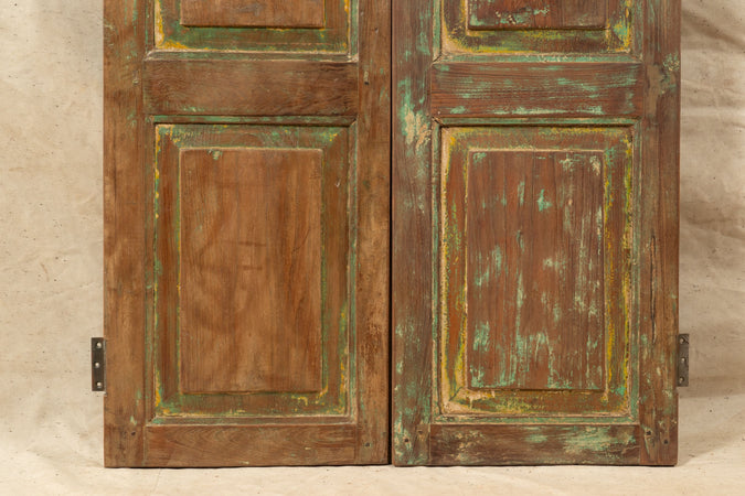 Biscottini Biscottini Scurino Tapparella Antico Legno Teak Massiccio Restaurato 56x6x109