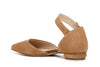 BALLERINA IN CAMOSCIO CON LACCIO E FIBBIA