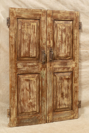 Biscottini Biscottini Tapparella Scurino Antico in Legno Teak Massello Restaurato 76x6x110