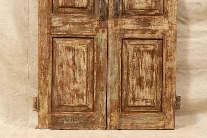 Biscottini Biscottini Tapparella Scurino Antico in Legno Teak Massello Restaurato 76x6x110