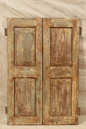 Biscottini Biscottini Tapparella Scurino Antico in Legno Teak Massello Restaurato 76x6x110