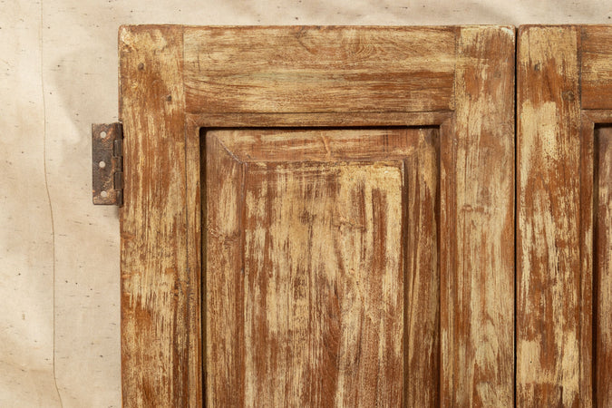 Biscottini Tapparella / scurino in legno massello di teak, articolo antico perfettamente restaurato