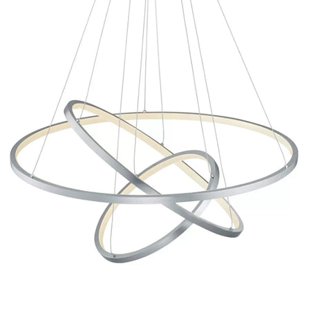 Lampadario TRIO Lighting AARON 352710307 LED RGBW 9200LM metallo antracite lampada soffitto ultramoderna telecomando