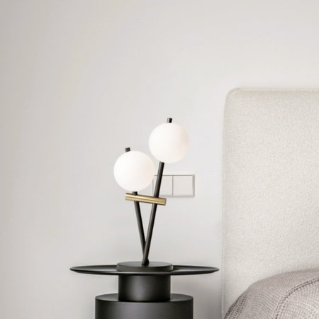 Abat-jour moderna Miloox KIKA 1744 333 G9 LED dimmerabile metallo vetro