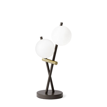 Abat-jour moderna Miloox KIKA 1744 333 G9 LED dimmerabile metallo vetro