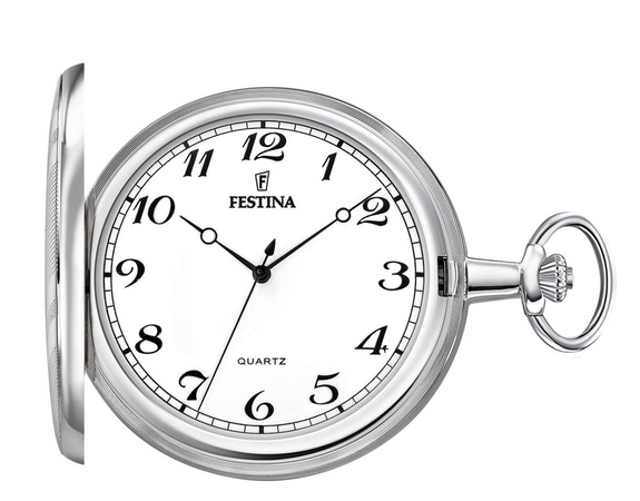 FESTINA - OROLOGIO UOMO DA TASCA POCKET  BIANCO