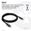 CLUB3D CAC-1578 cavo USB USB4 Gen 3x2 2 m USB C Nero (Club 3D - USB Type-C kabel - 24 pin US)