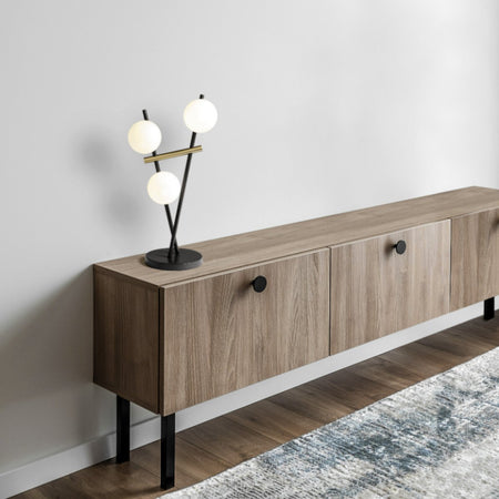 Abat-jour moderna Miloox KIKA 1744 334 G9 LED dimmerabile metallo vetro