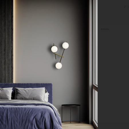 Applique moderna Miloox KIKA 1744 331 G9 LED metallo vetro