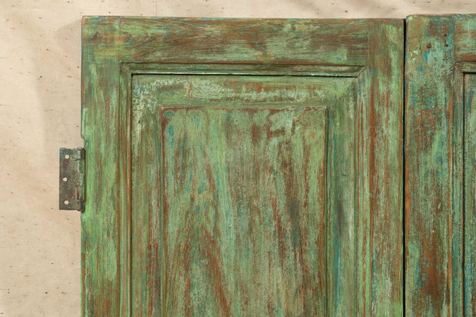 Biscottini Scurino Tapparella Antico Biscottini Teak Massello Restaurato 62x6x110 Arredo