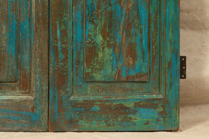 Biscottini Scurino Tapparella Antico Biscottini Teak Massello Restaurato 62x6x110 Arredo