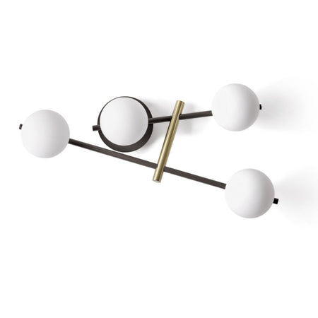 Applique moderna Miloox KIKA 1744 332 G9 LED metallo vetro