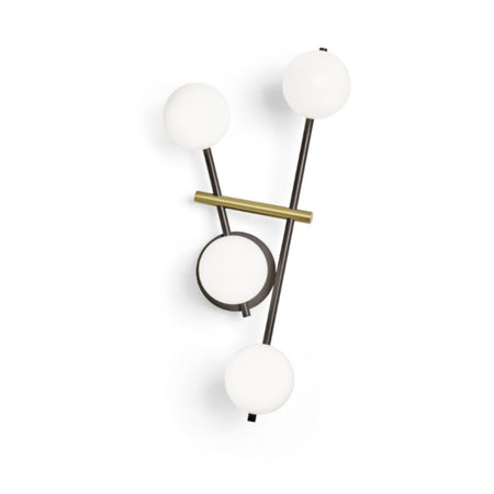 Applique moderna Miloox KIKA 1744 332 G9 LED metallo vetro