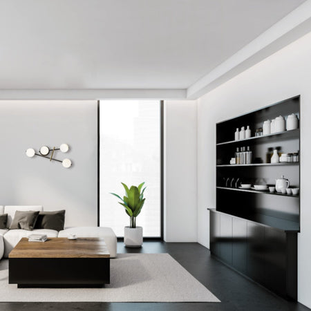 Applique moderna Miloox KIKA 1744 332 G9 LED metallo vetro