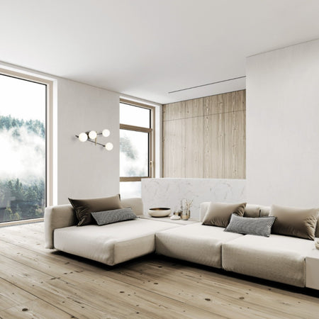 Applique moderna Miloox KIKA 1744 332 G9 LED metallo vetro