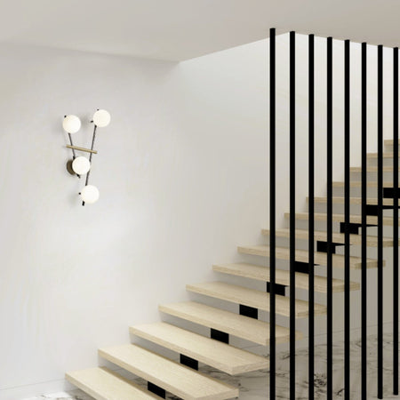 Applique moderna Miloox KIKA 1744 332 G9 LED metallo vetro