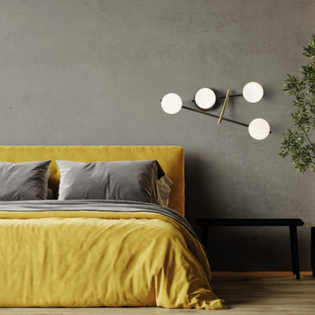 Applique moderna Miloox KIKA 1744 332 G9 LED metallo vetro