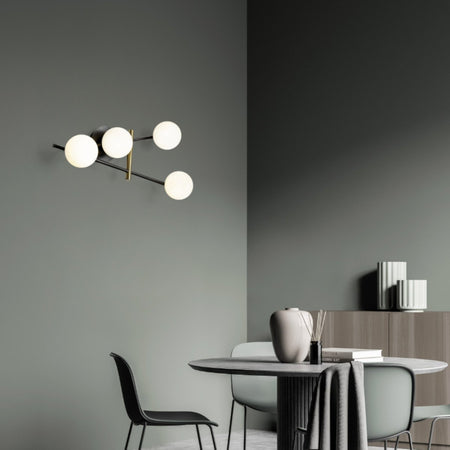 Applique moderna Miloox KIKA 1744 332 G9 LED metallo vetro