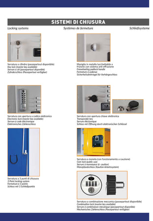 Armadio sovrapposto a 2 posti con tramezza interna cm. 35x35x180h