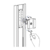 Ergotron Track Mount Bracket Kit Alluminio