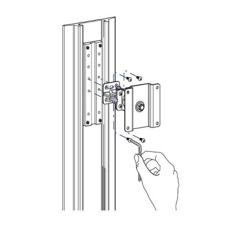 Ergotron Track Mount Bracket Kit Alluminio