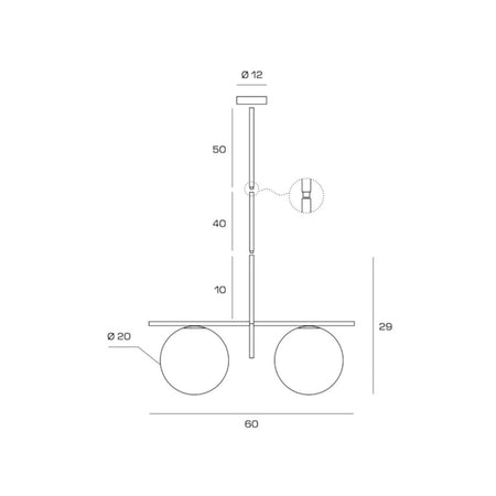 Lampadario moderno Miloox JUGEN 1744 200 E27 LED metallo vetro