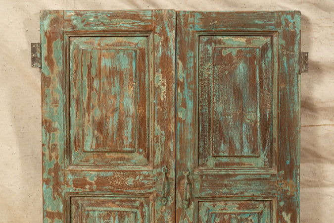 Biscottini Scurino Tapparella Antico Legno Teak Massello Biscottini Restaurato 56x6x110