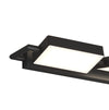Applique orientabile Top Light KUBI 1212 4 NE LED SWITCH 4320LM illuminazione biemissione modulo integrato