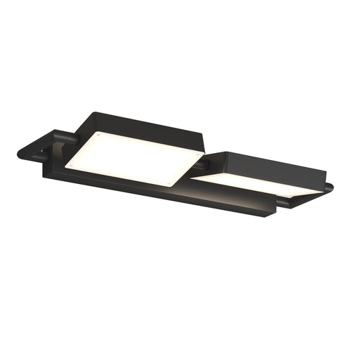 Applique orientabile Top Light KUBI 1212 4 NE LED SWITCH 4320LM illuminazione biemissione modulo integrato