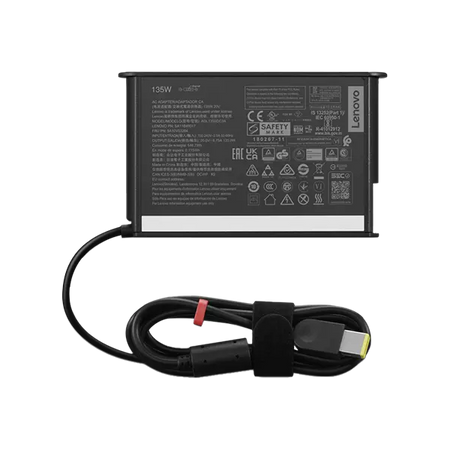 Lenovo 4X21L38728 adattatore e invertitore Interno 135 W Nero (TC 135W AC ADAPTER SLIMTIP UK/HK/SGP)