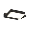 Applique orientabile Top Light KUBI 1212 2 NE LED SWITCH 2160LM illuminazione biemissione modulo integrato