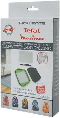 Rowenta ZR005501 Kit di filtraggio Tefal Moulinex,Compacteo Ergo Cyclonic Verde