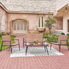 Arredamento da Giardino 4posti 2Poltrone Divano Tavolino in Polyrattan Resistente
