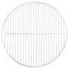 Griglia per Barbecue Rotonda Diametro47 cm in Acciaio Inossidabile Argento