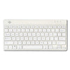 R-Go Tools RGOCOUSWLWH tastiera Ufficio Bluetooth QWERTY Inglese US Bianco (Compact Break ergonomic - keyboard, QWERTY [US], - bluetooth, white - Warranty: 12M)