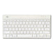 R-Go Tools RGOCOUSWLWH tastiera Ufficio Bluetooth QWERTY Inglese US Bianco (Compact Break ergonomic - keyboard, QWERTY [US], - bluetooth, white - Warranty: 12M)
