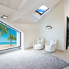 Applique orientabile Top Light KUBI 1212 2 NE LED SWITCH 2160LM illuminazione biemissione modulo integrato