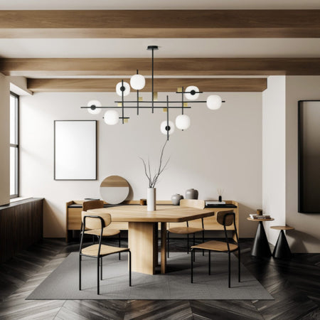 Lampadario moderno Miloox LINGOTTO 1744 351 G9 LED metallo vetro