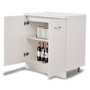 Mobile Cucina Base 2 Ante Componibile in Legno Colore Bianco 80x50 H85cm