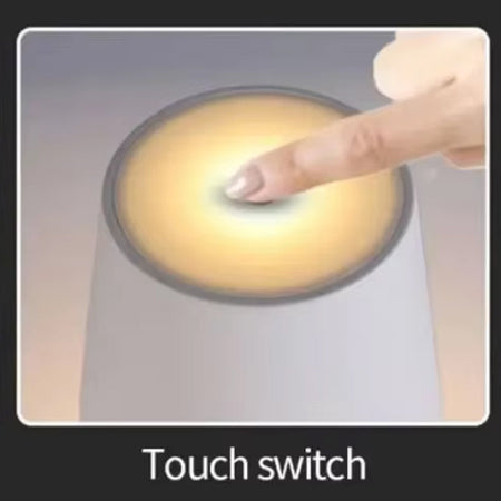 Lampada Touch da Tavolo Ricaricabile USB Luce Dimmerabile 10.5x26.5cm Bianco