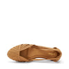 Frau ballerina ragnetto in pelle caramello 03P4