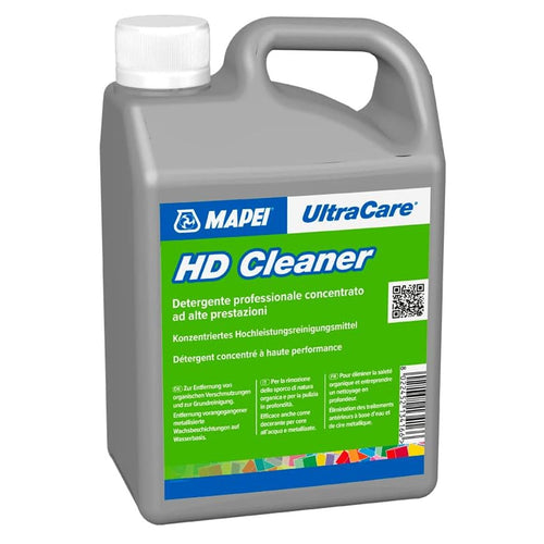 MAPEI Ultracare HD CLEANER, Detergente alcalino concentrato per puliza profonda e sgrassatura