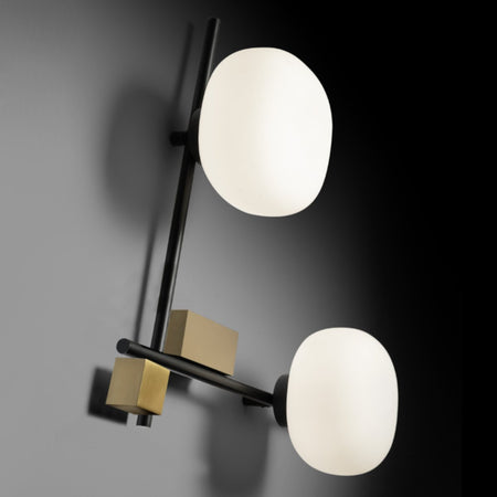 Applique moderno Miloox LINGOTTO 1744 344 G9 LED metallo vetro